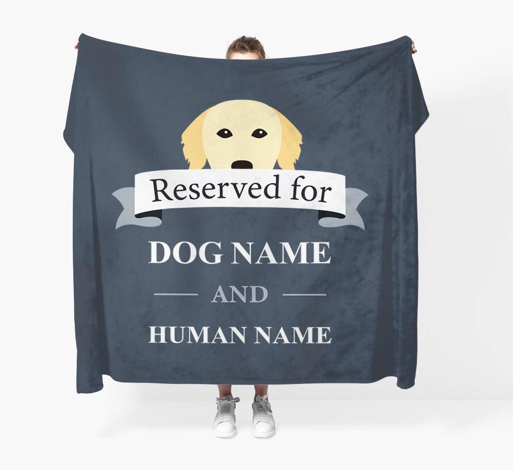 Reserved For: Personalised {breedFullName} Throw Blanket