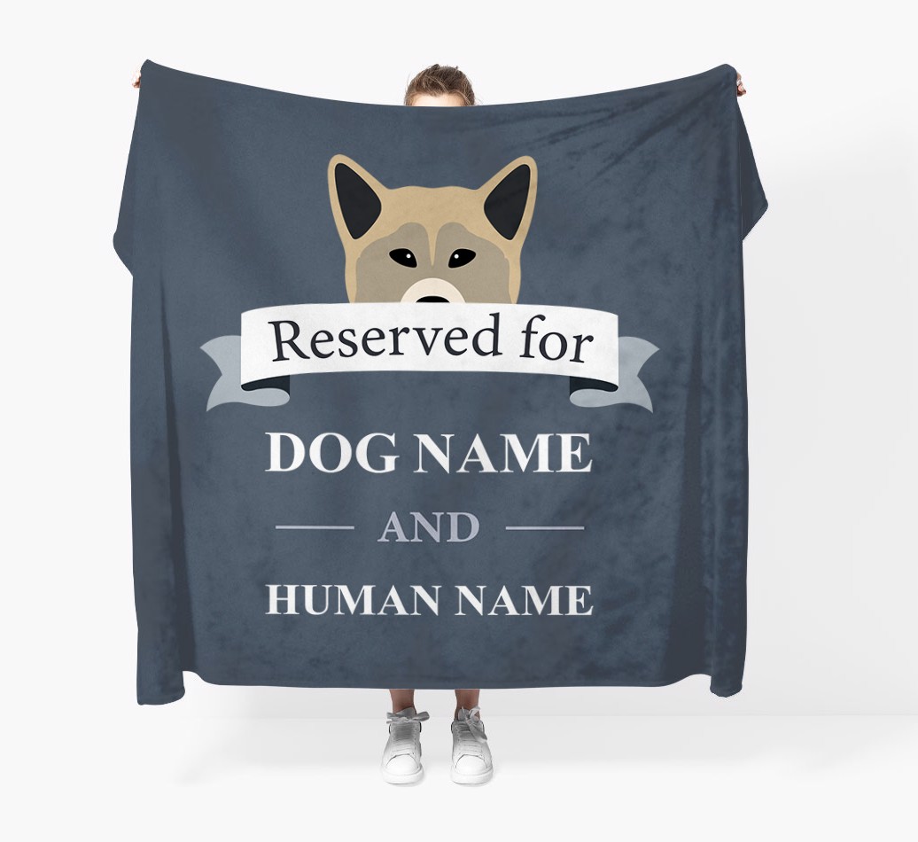 Reserved For: Personalised {breedFullName} Throw Blanket