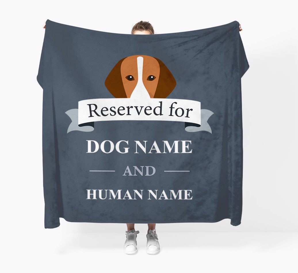 Reserved For: Personalised {breedFullName} Throw Blanket