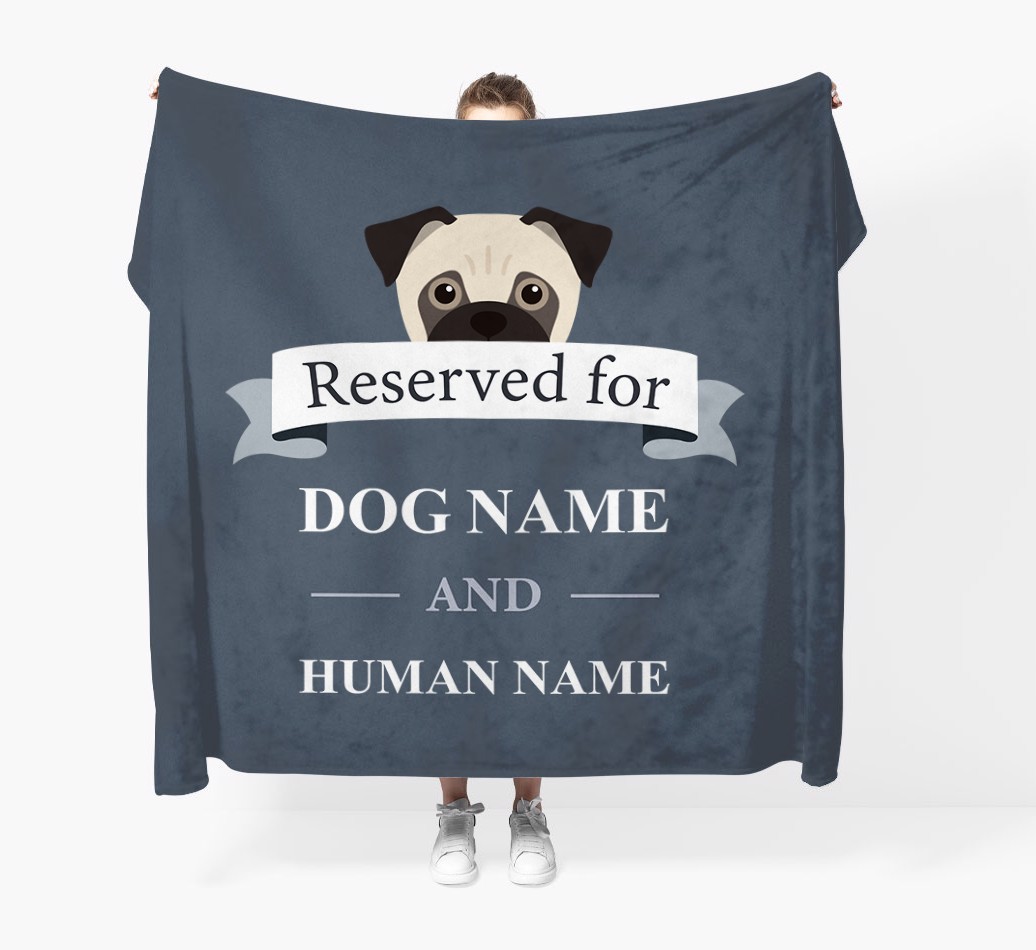Reserved For: Personalised {breedFullName} Throw Blanket