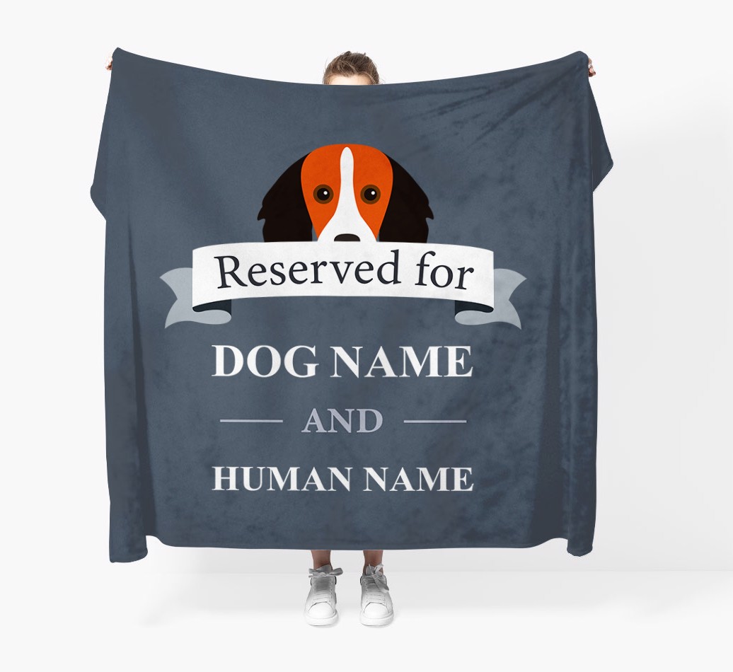 Reserved For: Personalised {breedFullName} Throw Blanket