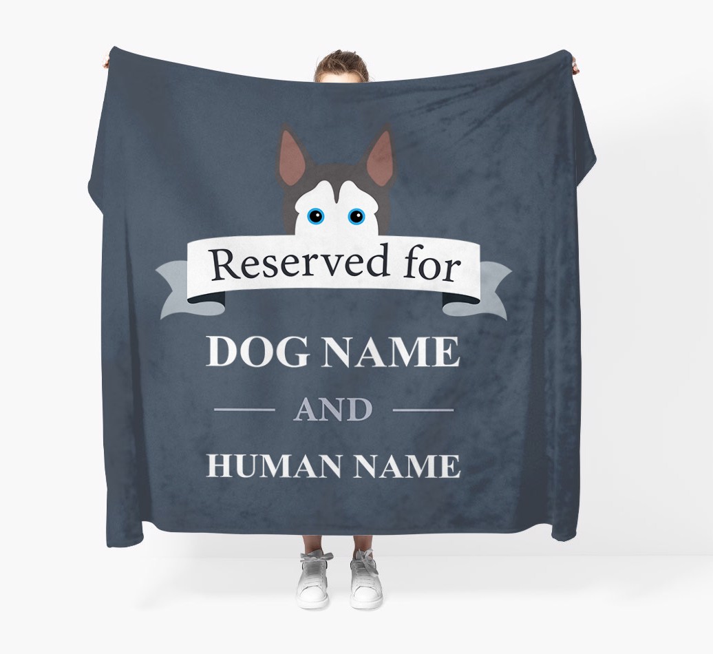 Reserved For: Personalised {breedFullName} Throw Blanket