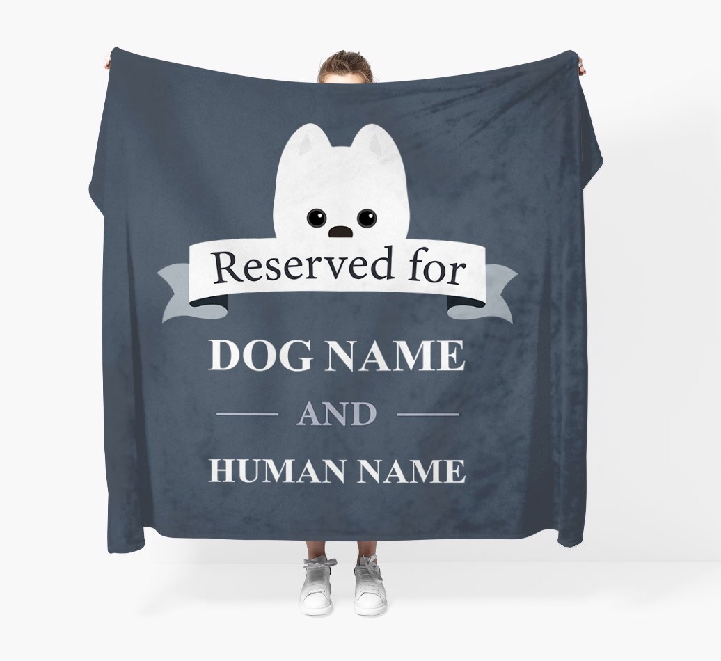 Reserved For: Personalised {breedFullName} Throw Blanket