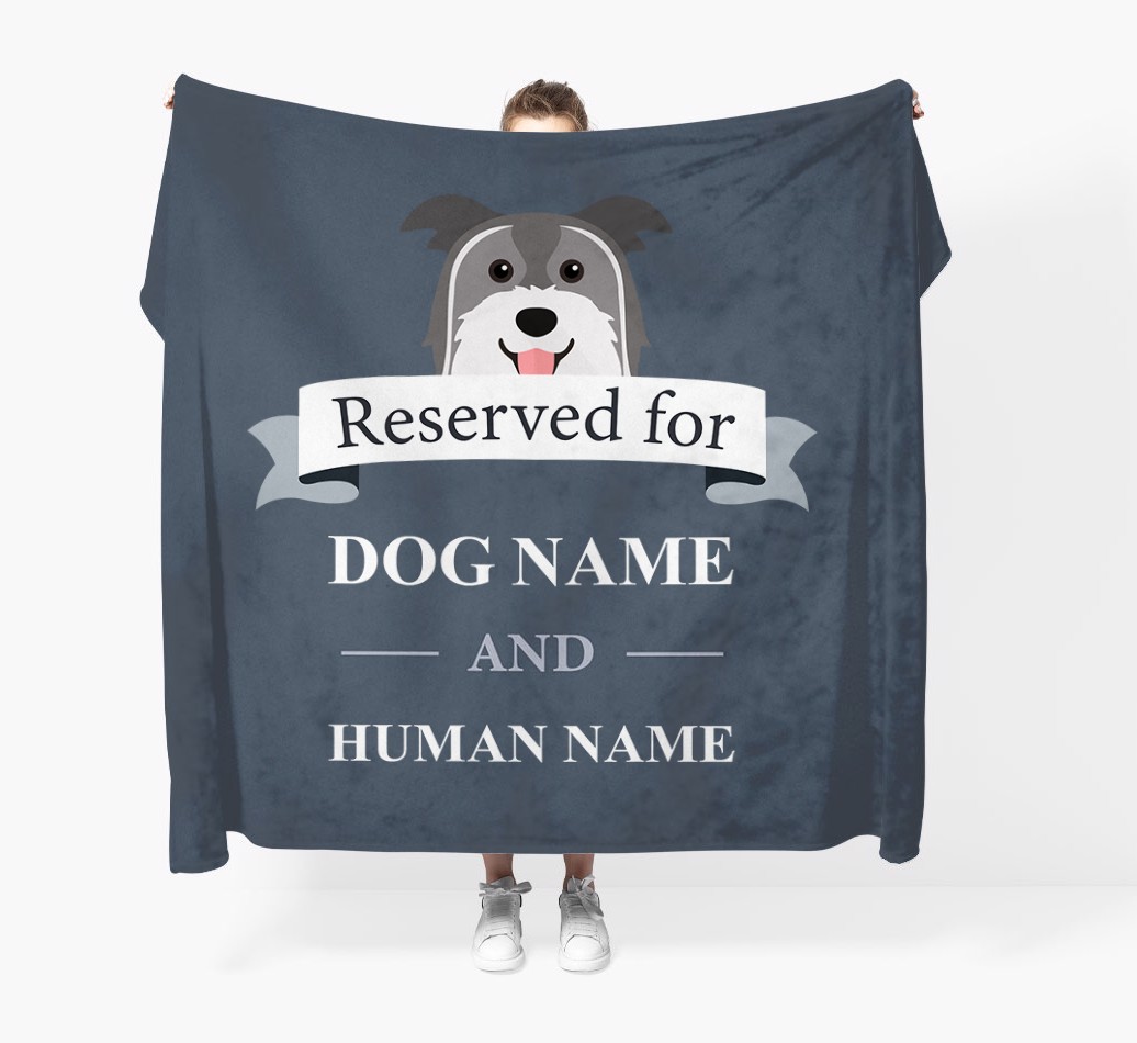 Reserved For: Personalised {breedFullName} Throw Blanket