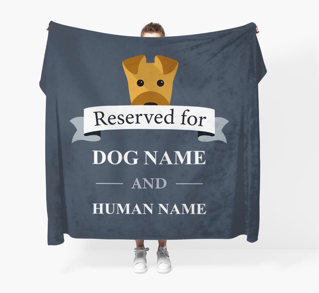 Reserved For: Personalised {breedFullName} Throw Blanket