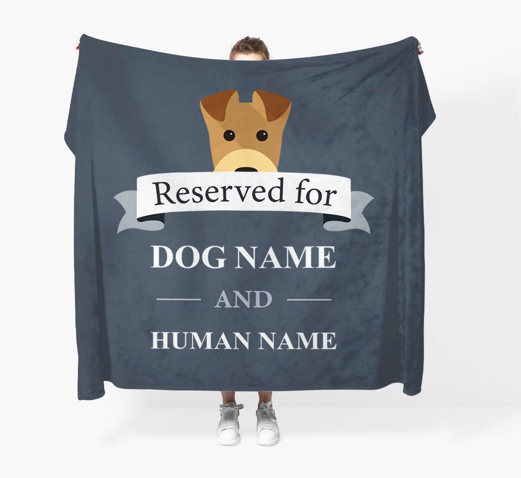 Reserved For: Personalized {breedFullName} Throw Blanket