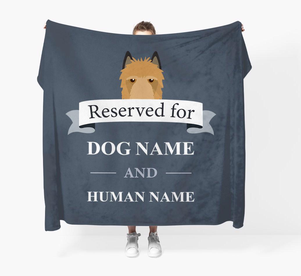 Reserved For: Personalized {breedFullName} Throw Blanket