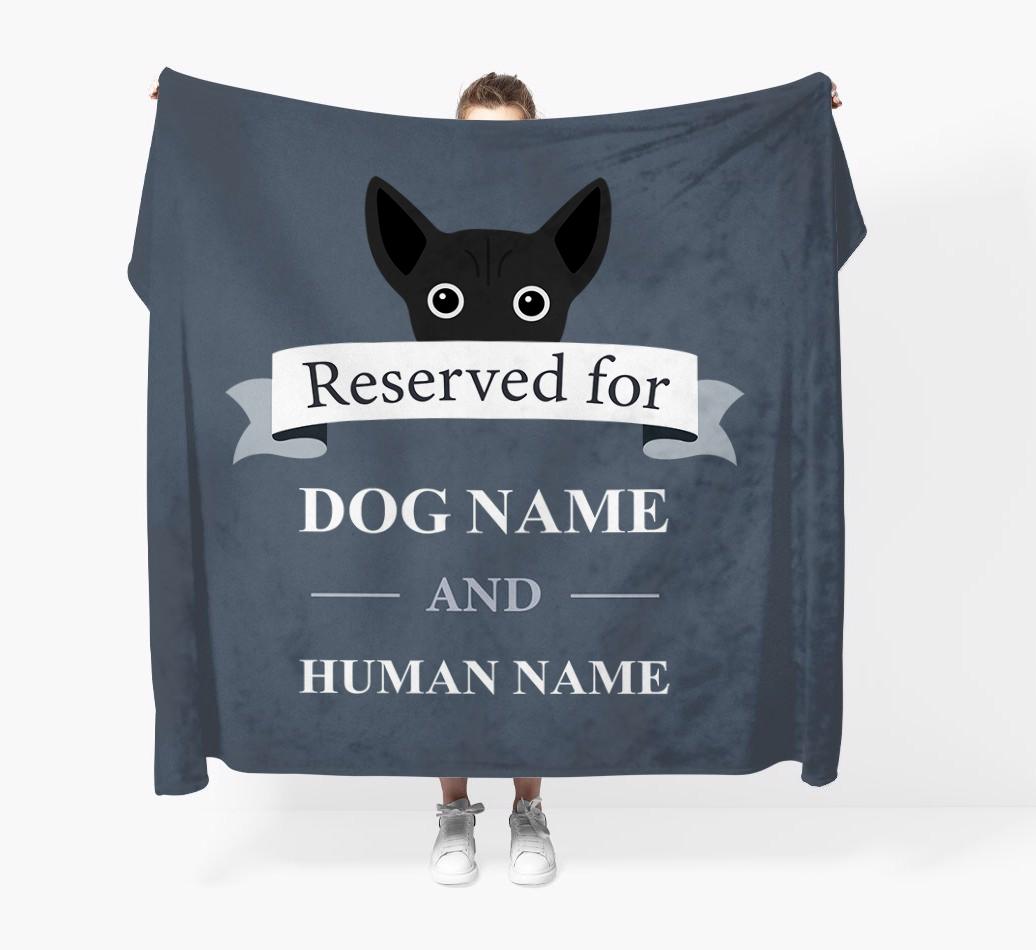 Reserved For: Personalized {breedFullName} Throw Blanket
