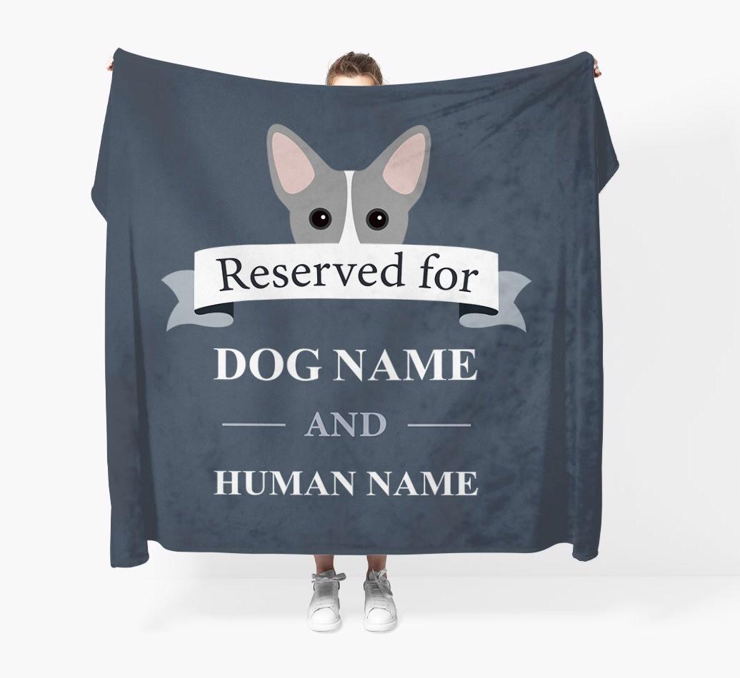 Reserved For: Personalized {breedFullName} Throw Blanket