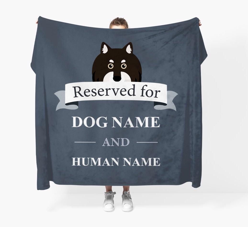 Reserved For: Personalized {breedFullName} Throw Blanket