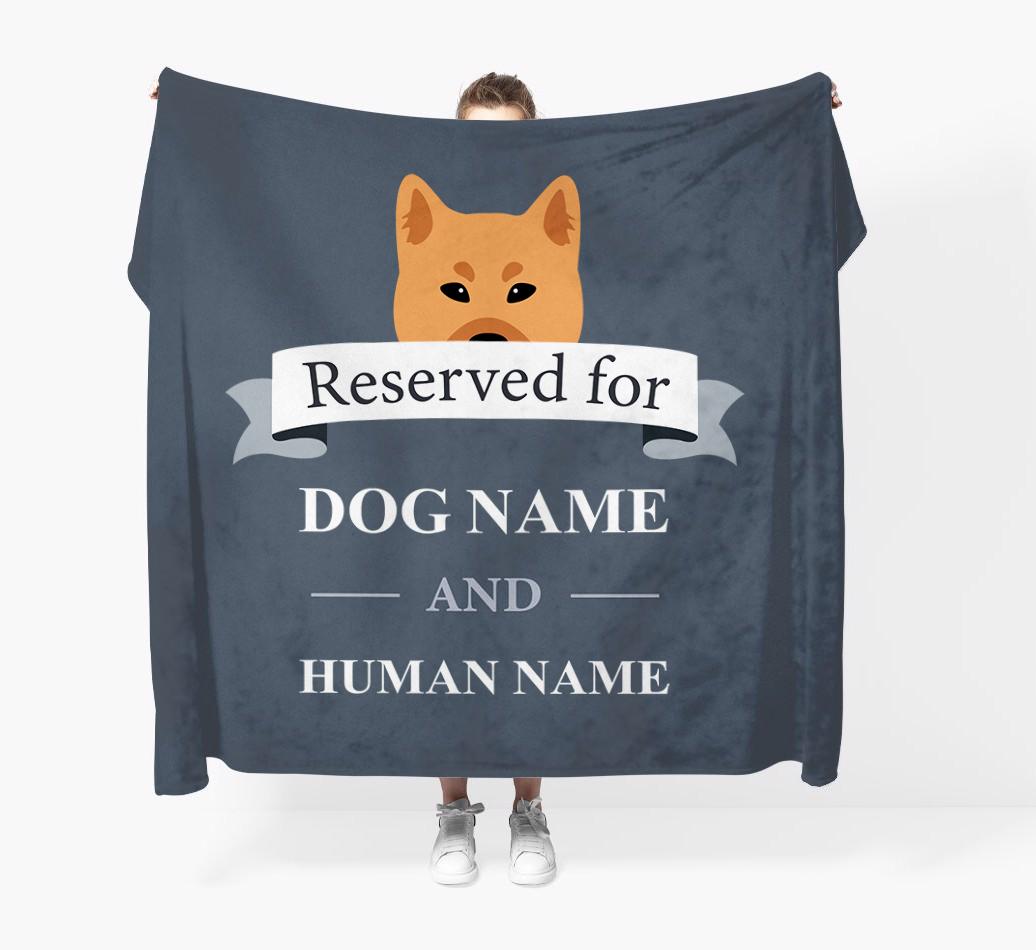 Reserved For: Personalized {breedFullName} Throw Blanket