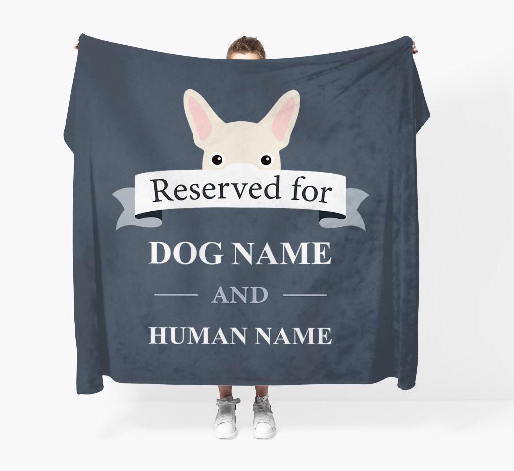 Reserved For: Personalized {breedFullName} Throw Blanket