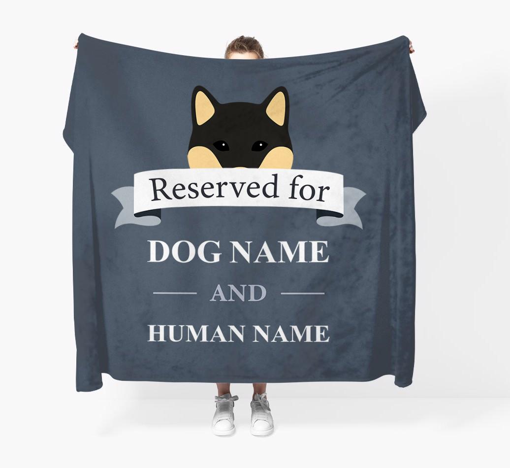 Reserved For: Personalized {breedFullName} Throw Blanket