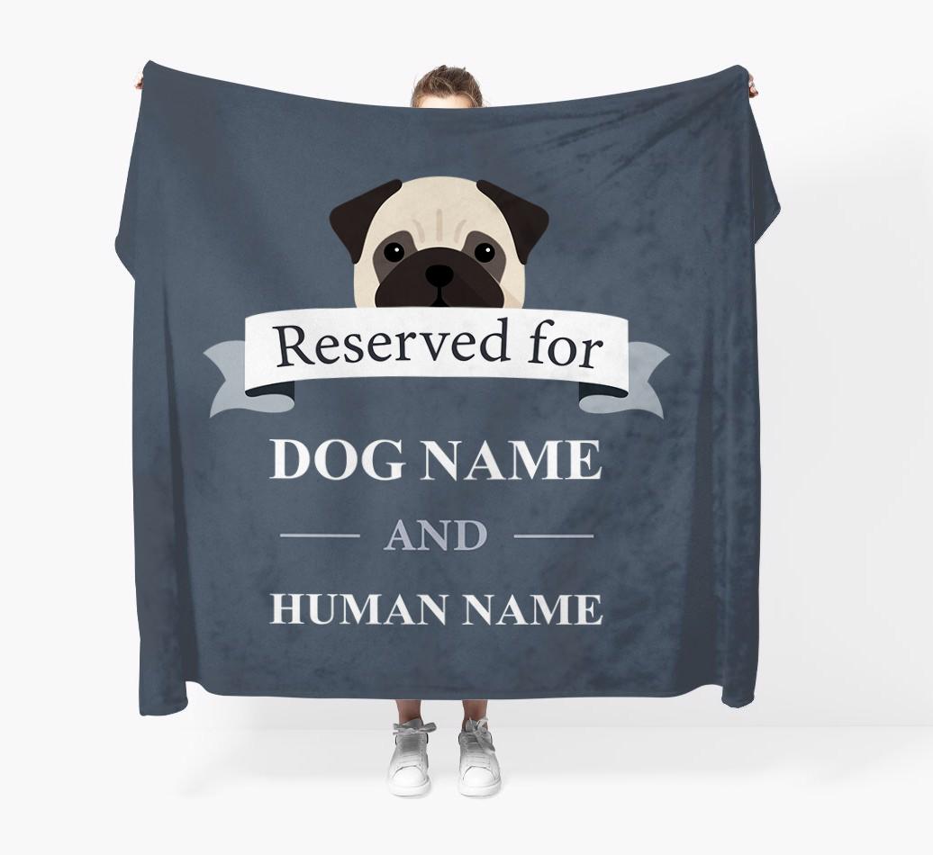 Reserved For: Personalized {breedFullName} Throw Blanket