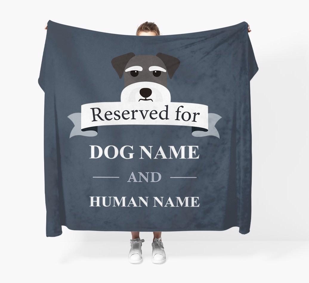 Reserved For: Personalized {breedFullName} Throw Blanket