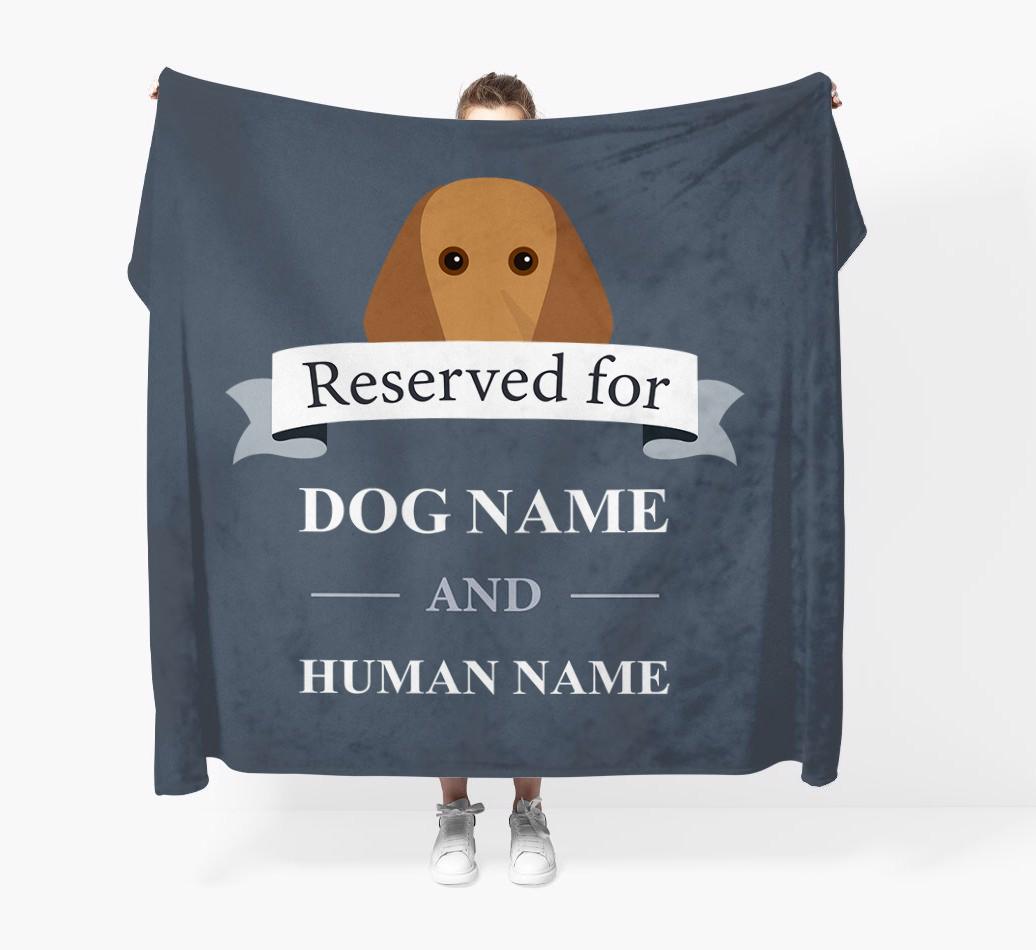 Reserved For: Personalized {breedFullName} Throw Blanket