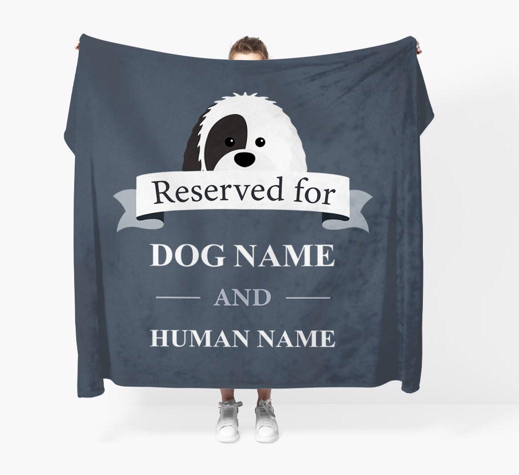 Reserved For: Personalized {breedFullName} Throw Blanket