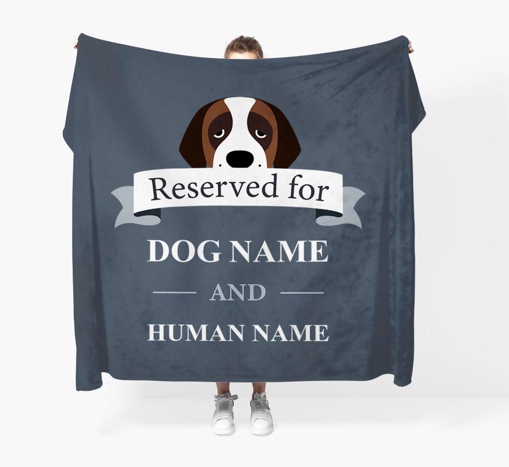Reserved For: Personalized {breedFullName} Throw Blanket