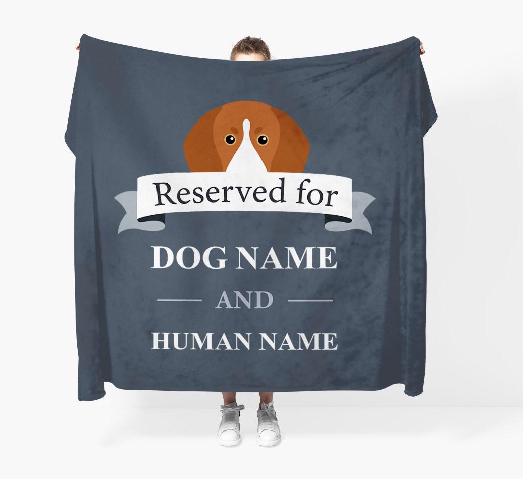Reserved For: Personalized {breedFullName} Throw Blanket
