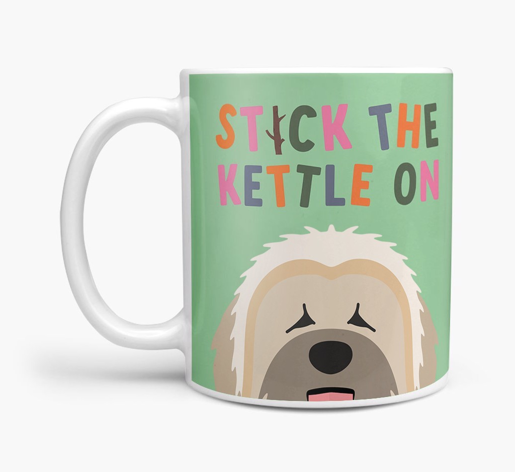Stick The Kettle On: Personalised {breedFullName} Mug