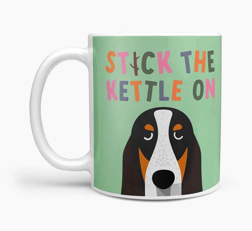 Stick The Kettle On: Personalised {breedFullName} Mug