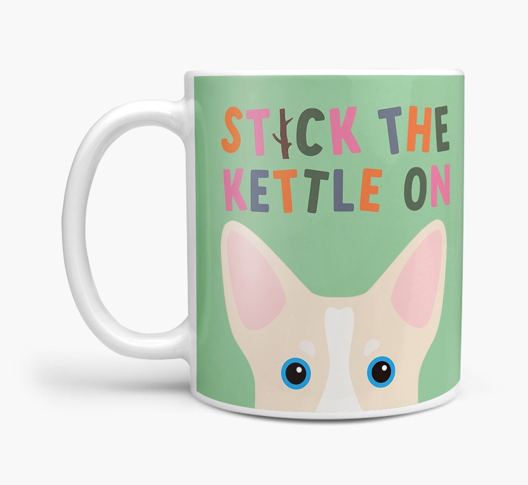 Stick The Kettle On: Personalised {breedFullName} Mug