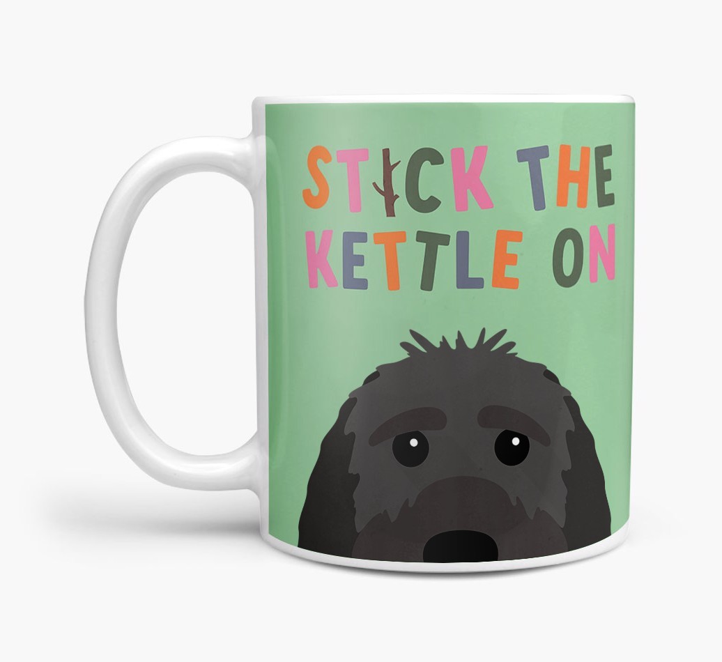 Stick The Kettle On: Personalised {breedFullName} Mug