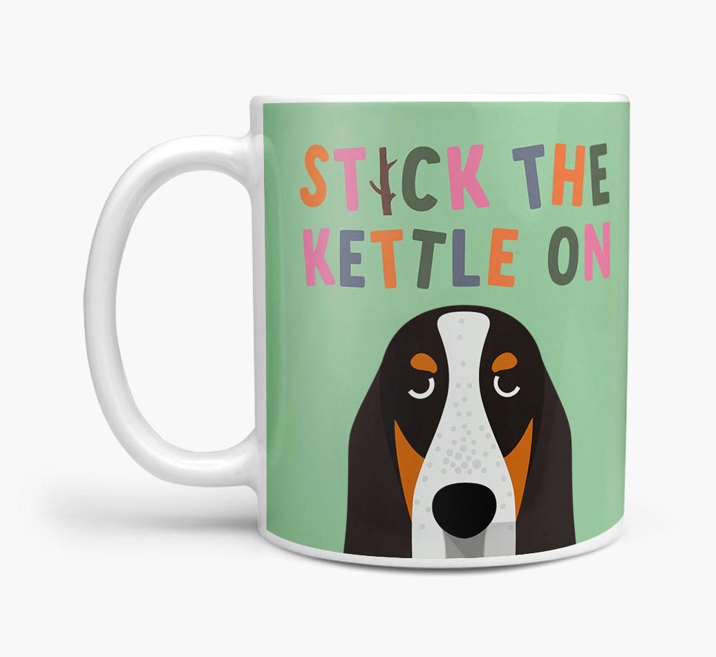 Stick The Kettle On: Personalized {breedFullName} Mug