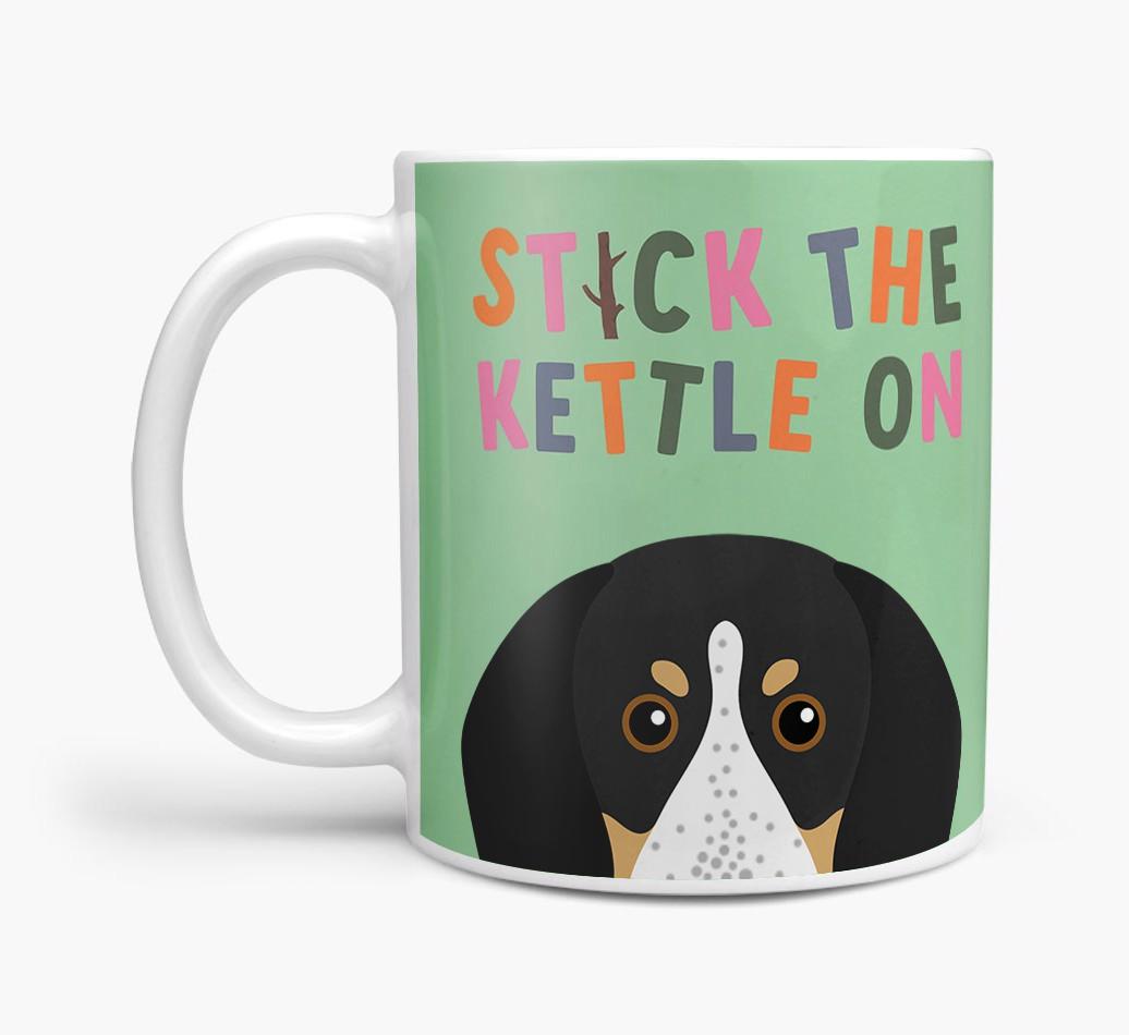 Stick The Kettle On: Personalized {breedFullName} Mug