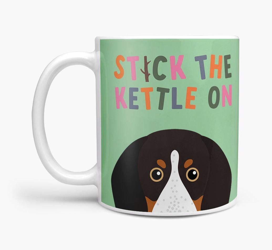Stick The Kettle On: Personalized {breedFullName} Mug