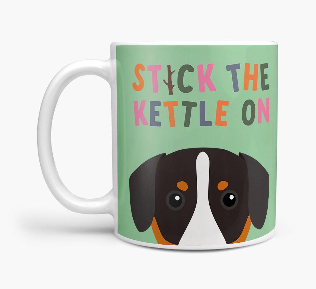 Stick The Kettle On: Personalized {breedFullName} Mug