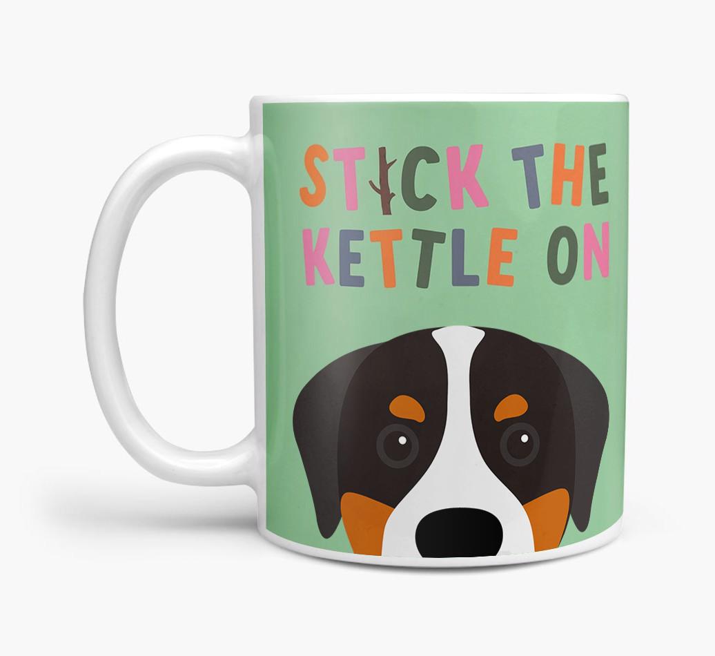 Stick The Kettle On: Personalized {breedFullName} Mug