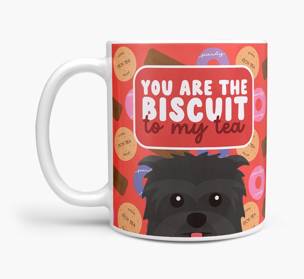 Biscuit To My Tea: Personalised {breedFullName} Mug
