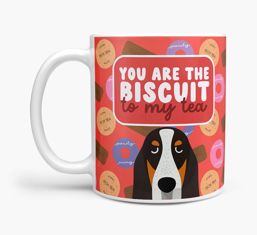 Biscuit To My Tea: Personalised {breedFullName} Mug