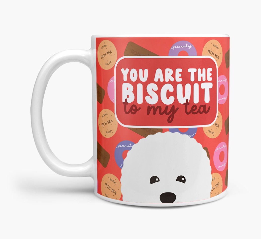 Biscuit To My Tea: Personalised {breedFullName} Mug