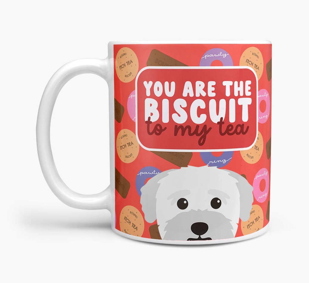 Biscuit To My Tea: Personalised {breedFullName} Mug