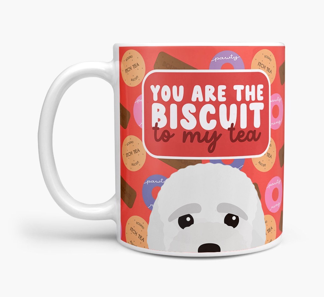Biscuit To My Tea: Personalised {breedFullName} Mug