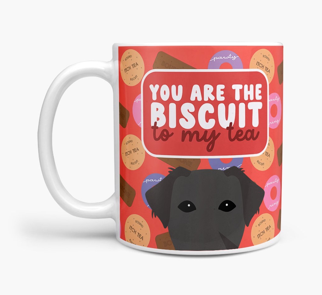 Biscuit To My Tea: Personalised {breedFullName} Mug
