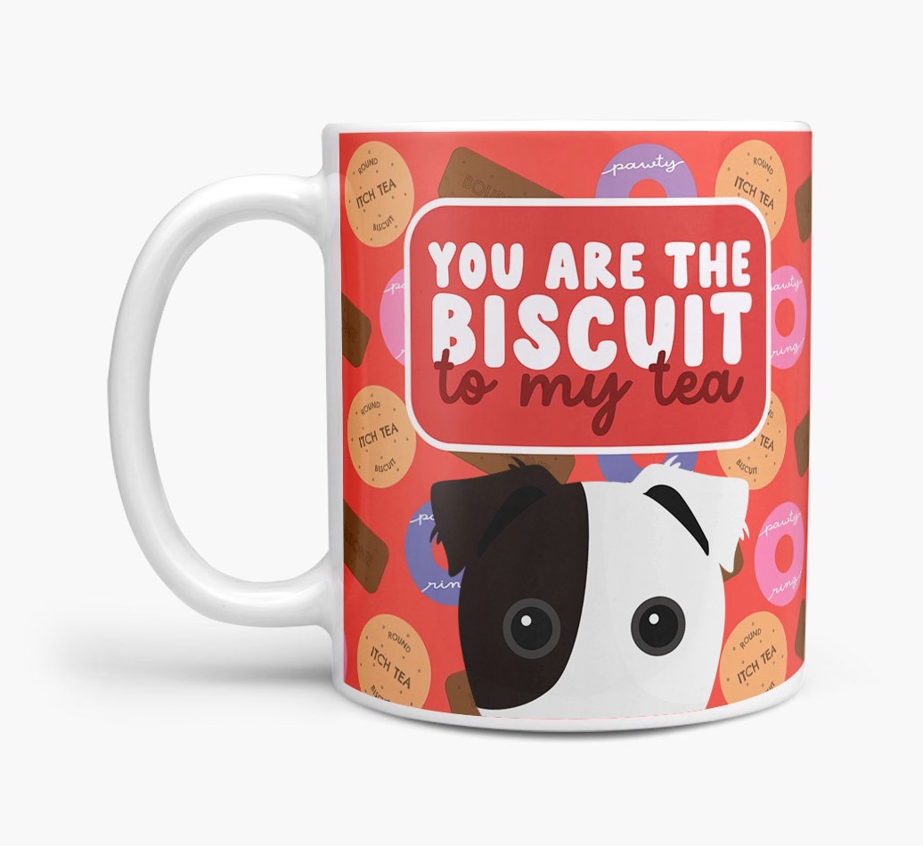 Biscuit To My Tea: Personalised {breedFullName} Mug