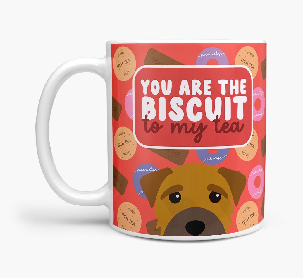Biscuit To My Tea: Personalised {breedFullName} Mug