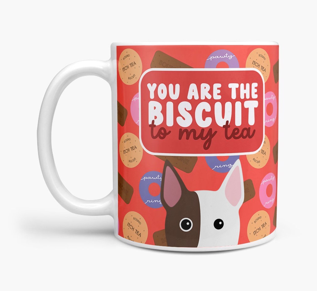 Biscuit To My Tea: Personalised {breedFullName} Mug