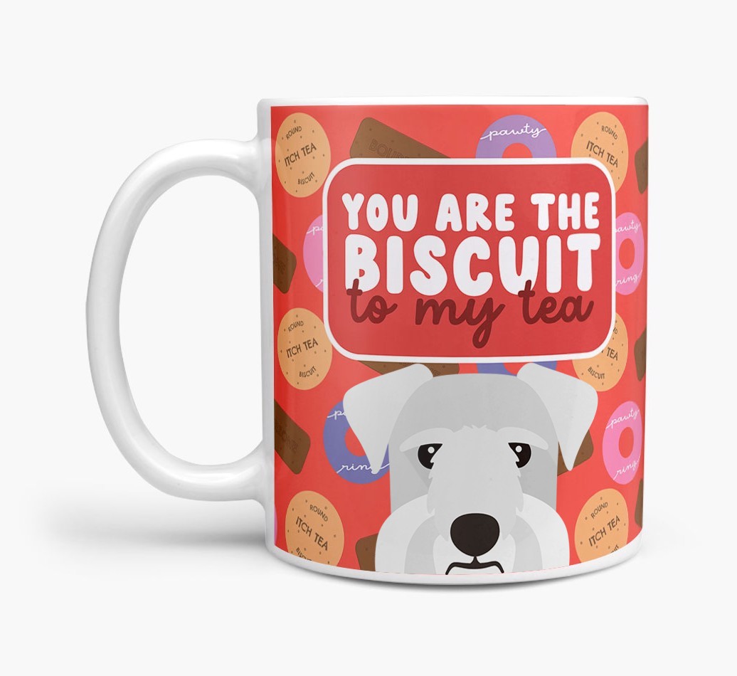 Biscuit To My Tea: Personalised {breedFullName} Mug