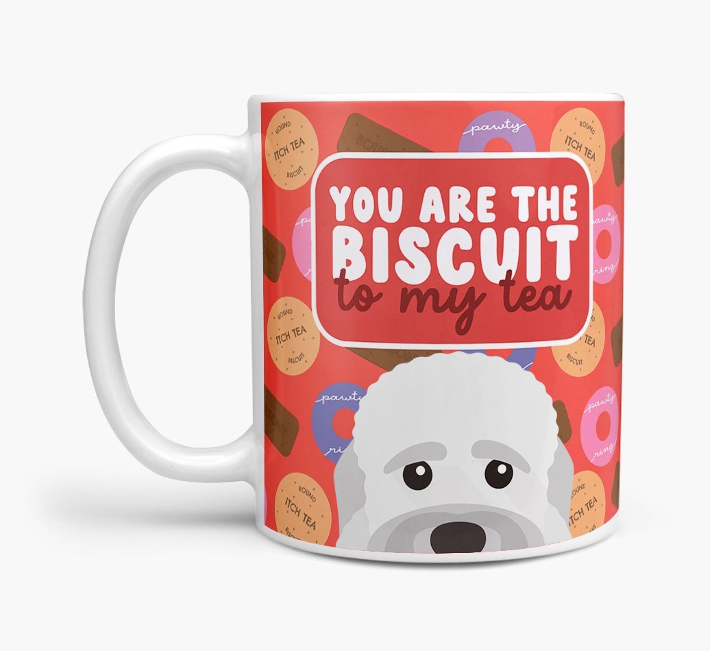 Biscuit To My Tea: Personalised {breedFullName} Mug