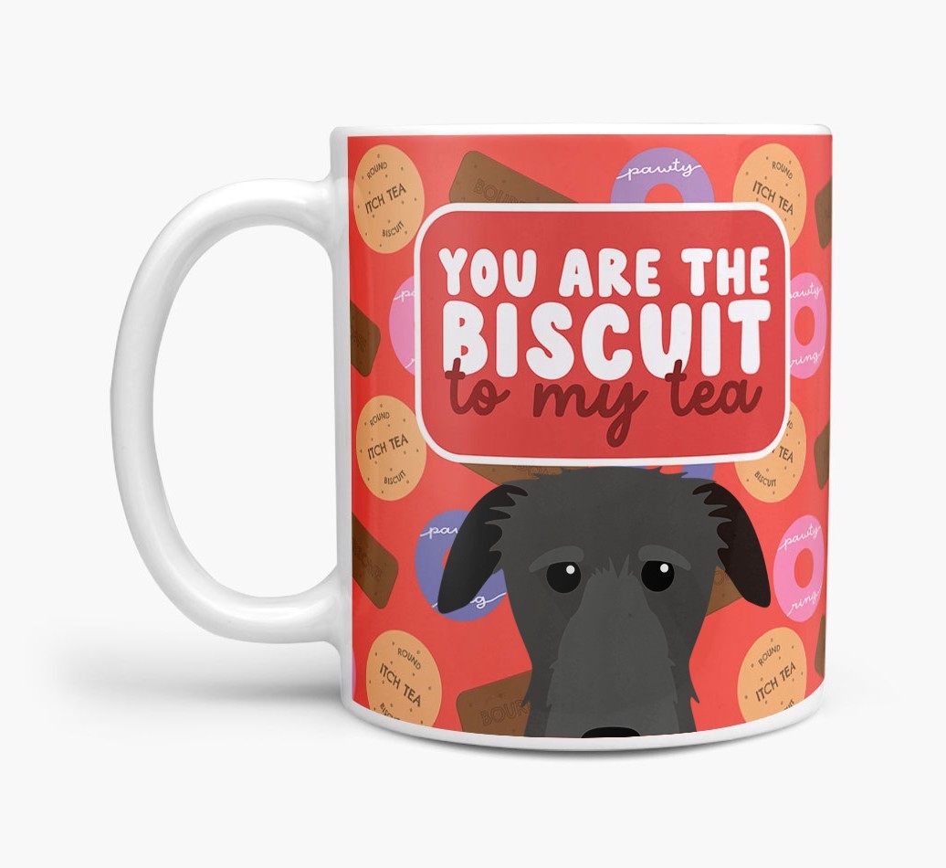 Biscuit To My Tea: Personalised {breedFullName} Mug