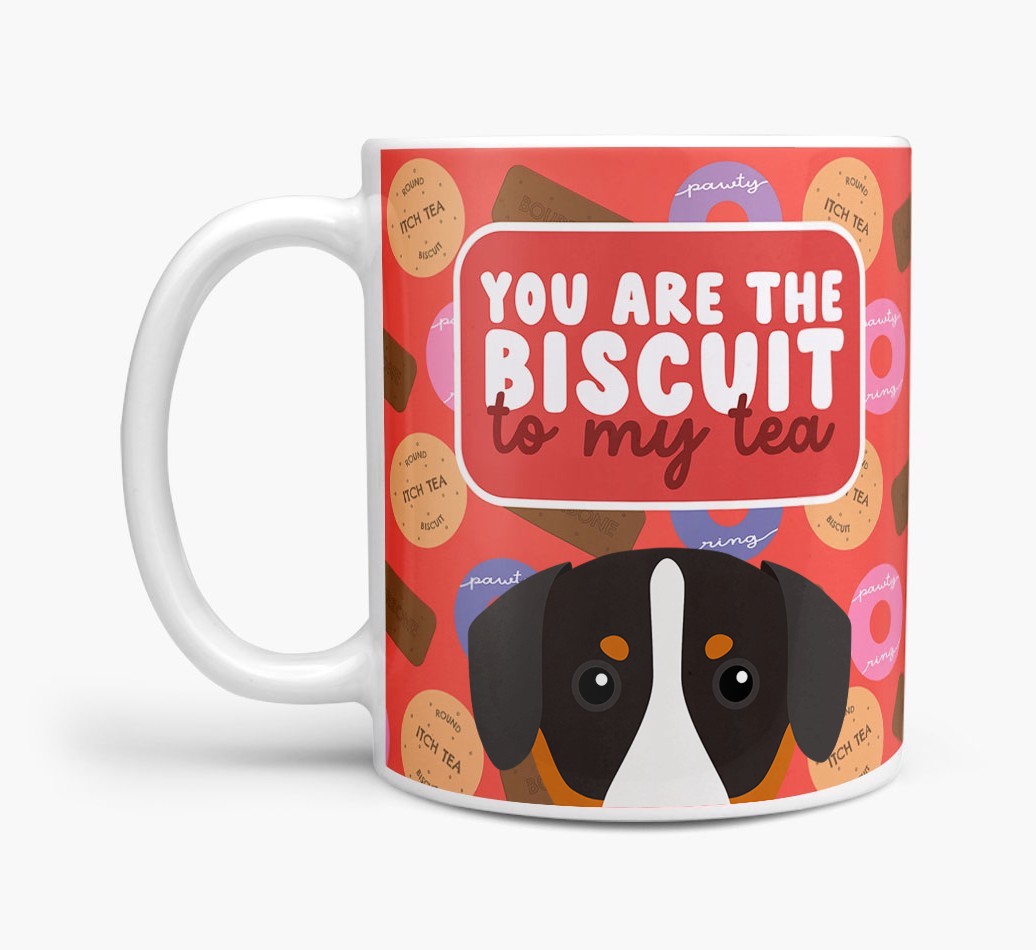 Biscuit To My Tea: Personalised {breedFullName} Mug