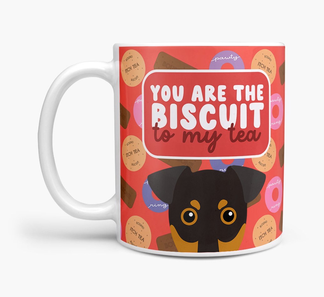 Biscuit To My Tea: Personalised {breedFullName} Mug