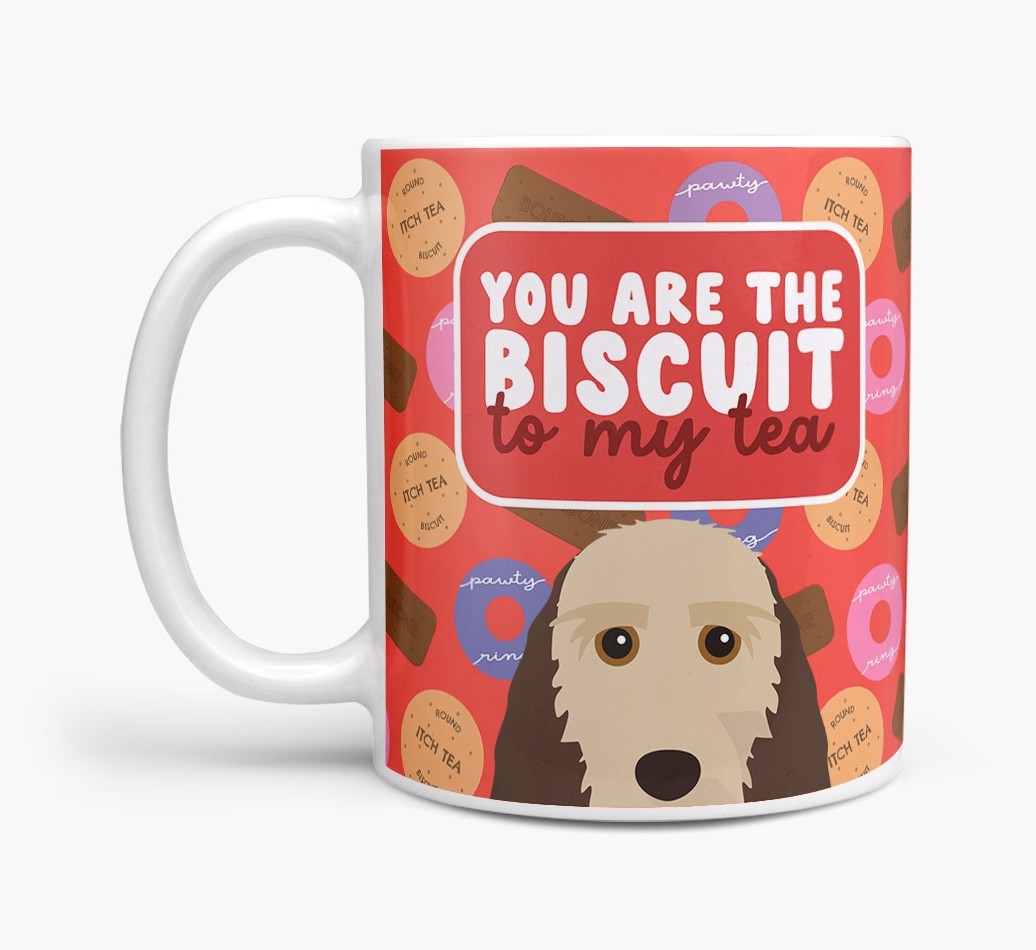 Biscuit To My Tea: Personalised {breedFullName} Mug