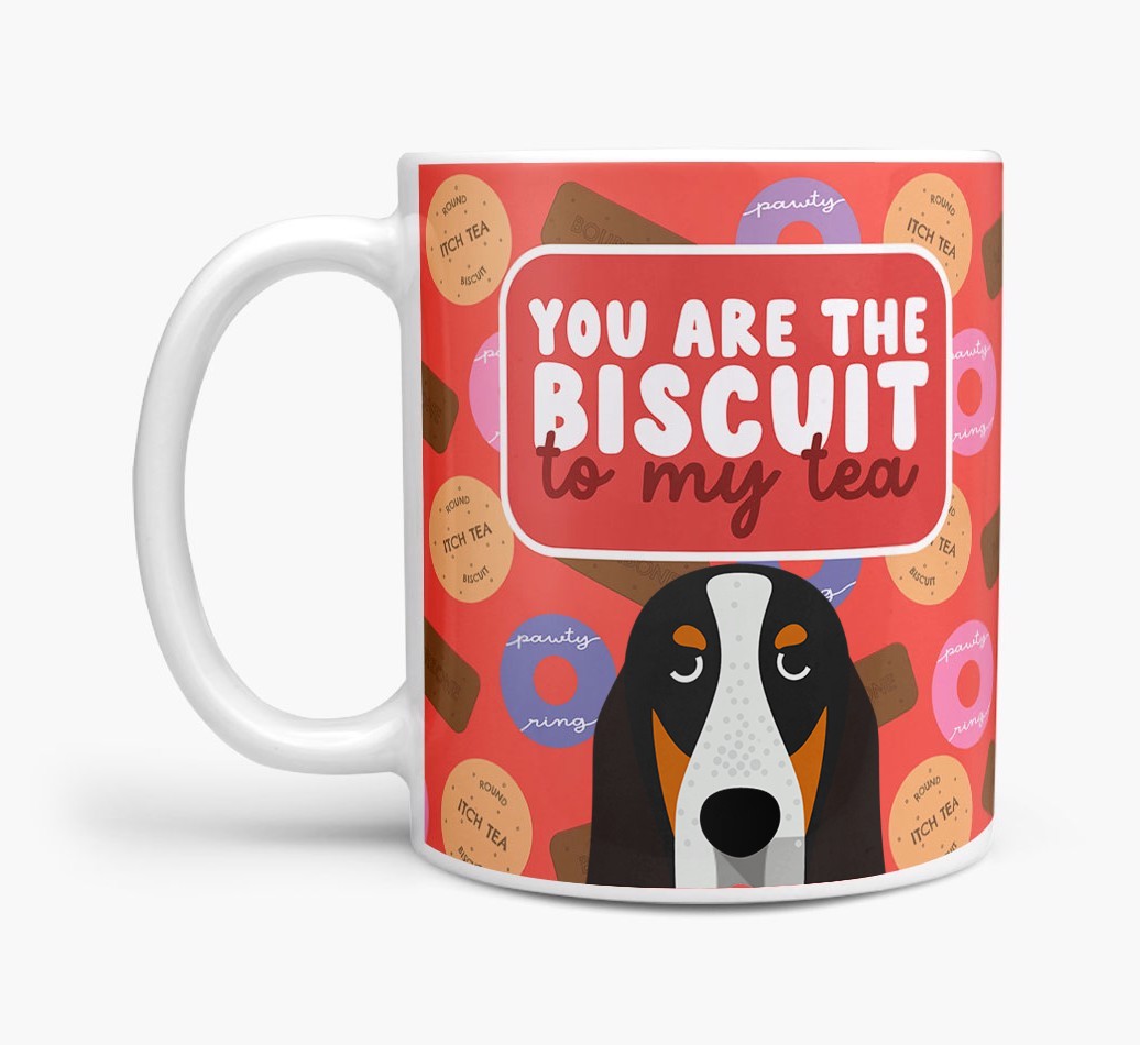 Biscuit To My Tea: Personalised {breedFullName} Mug