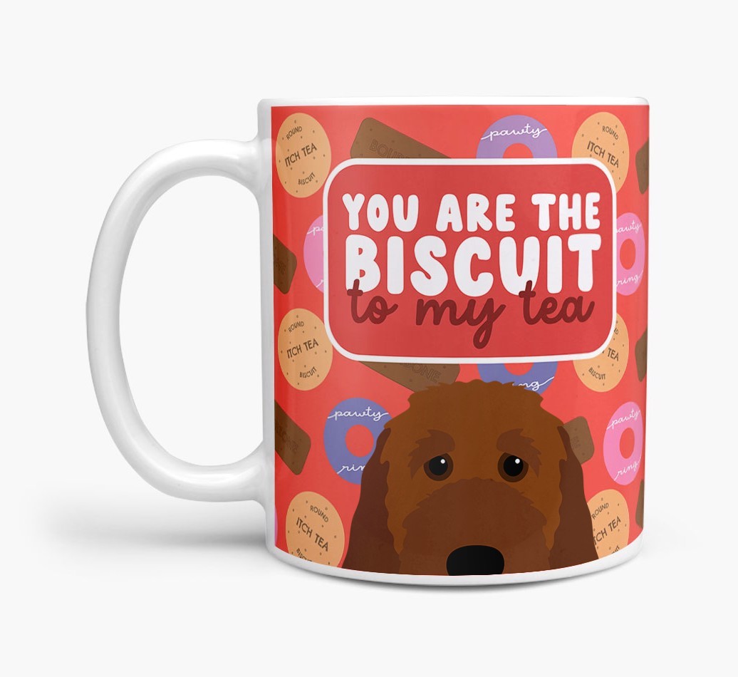 Biscuit To My Tea: Personalised {breedFullName} Mug