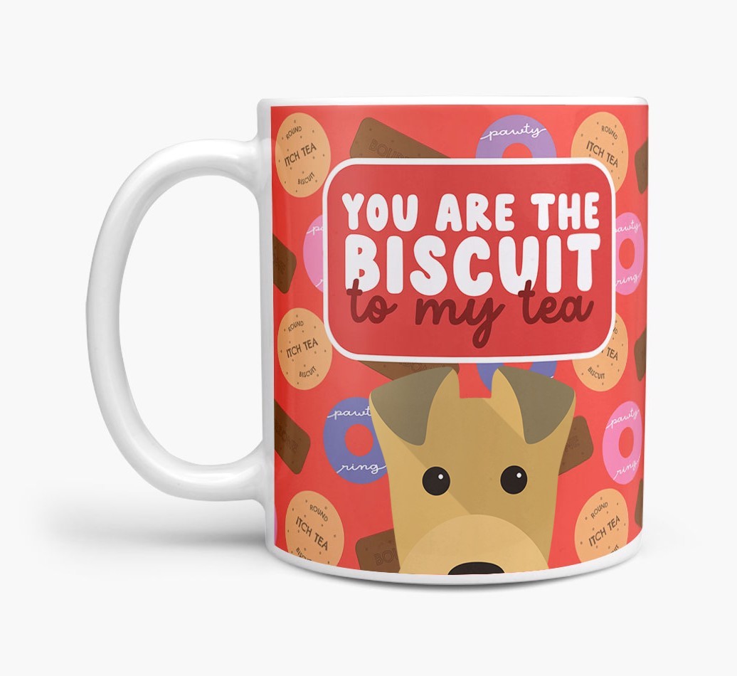 Biscuit To My Tea: Personalised {breedFullName} Mug